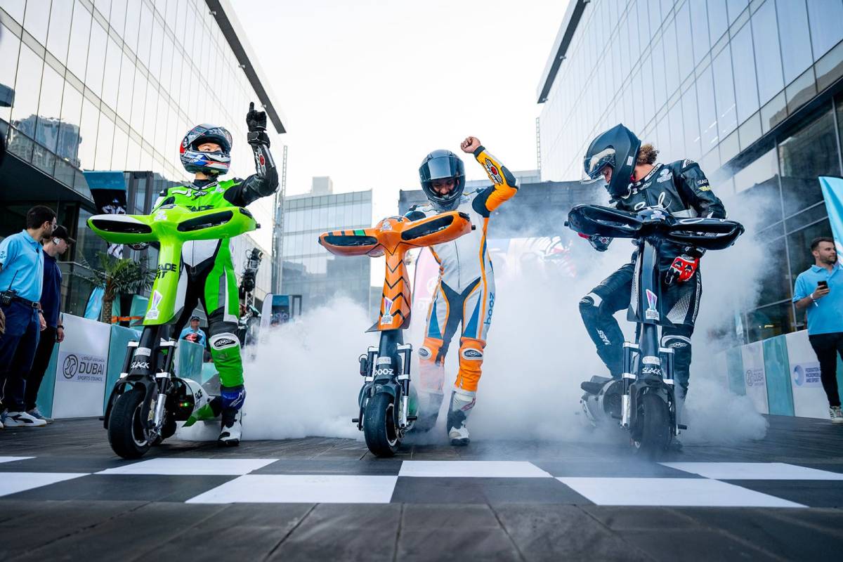 Dubai Hosted UAE's First Electric Scooter Race 