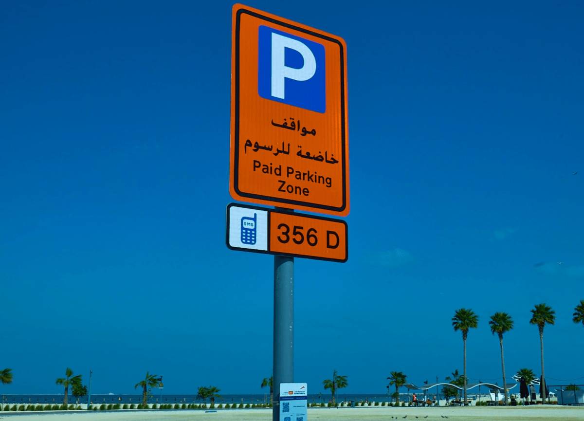 Dubai parking fees
