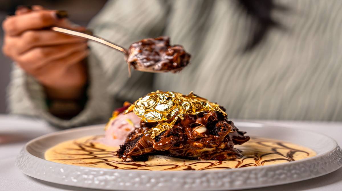 Chocolate shawarma