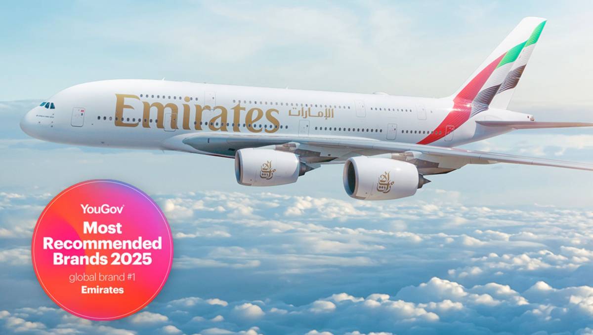 Emirates named world’s most recommended global brand for 2025