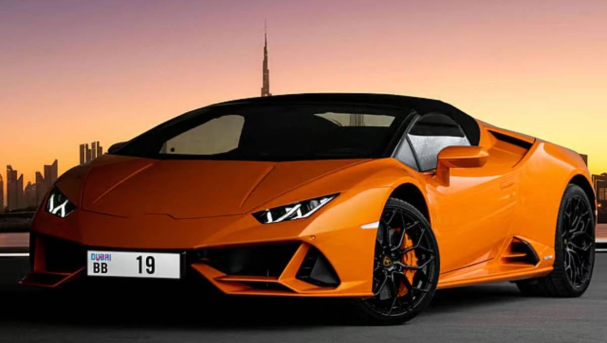 Dubai number plates