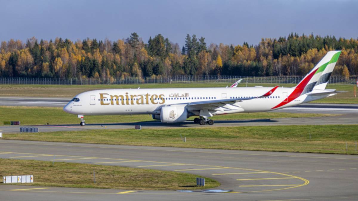 Airbus A350 in Oslo