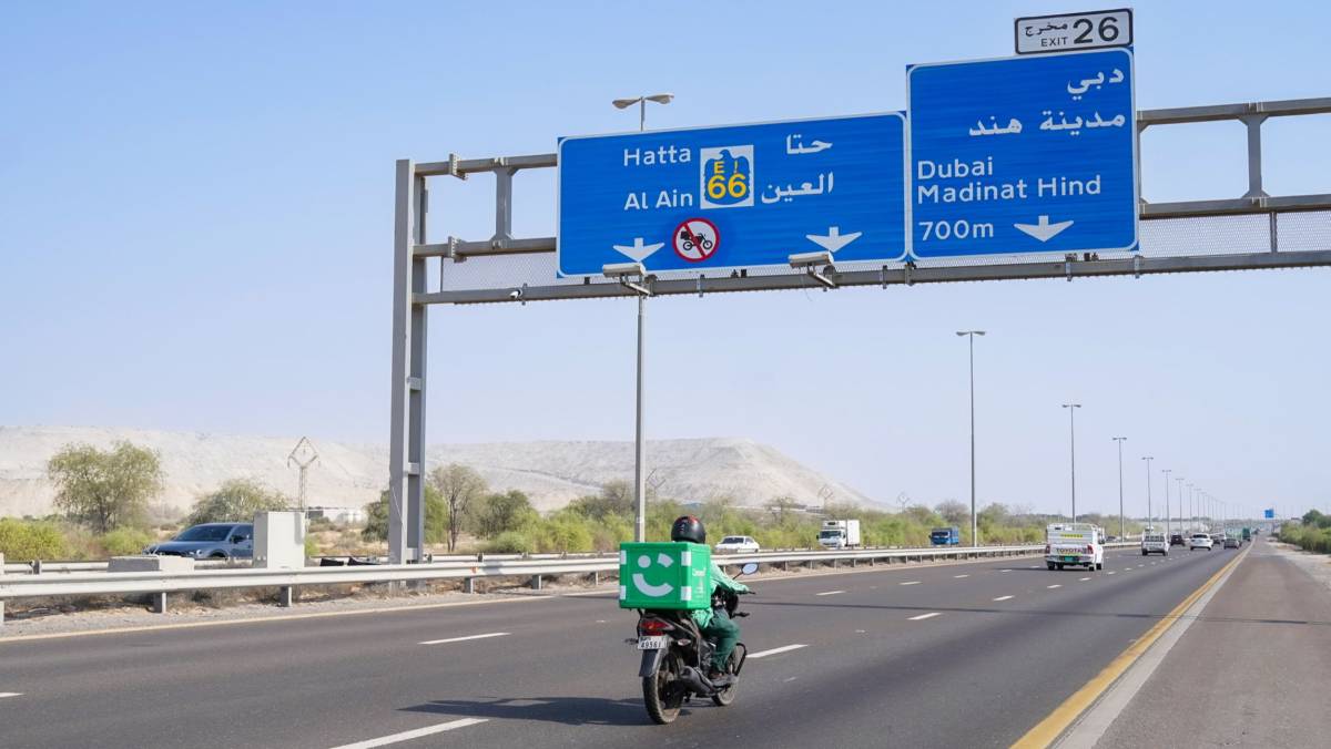 Dubai delivery riders