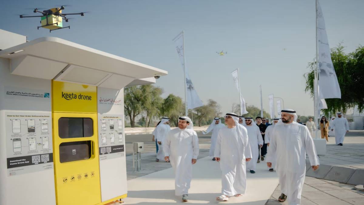 Dubai drone delivery
