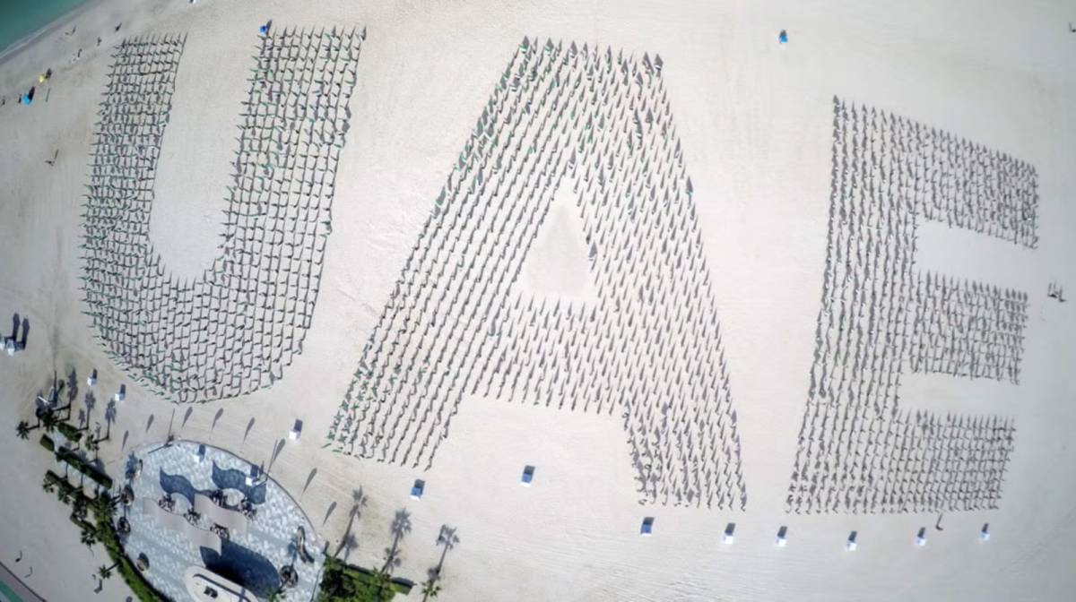 UAE Flag Garden