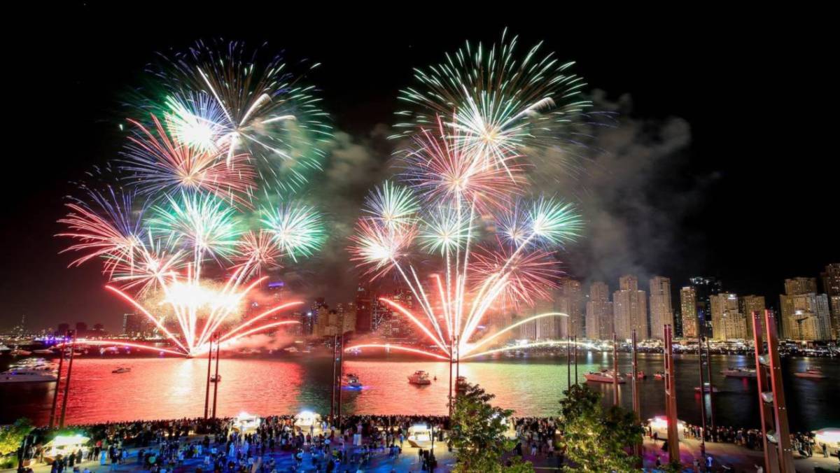 Eid Al Etihad 2025 fireworks