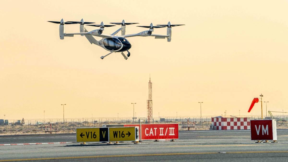 Dubai flying taxi