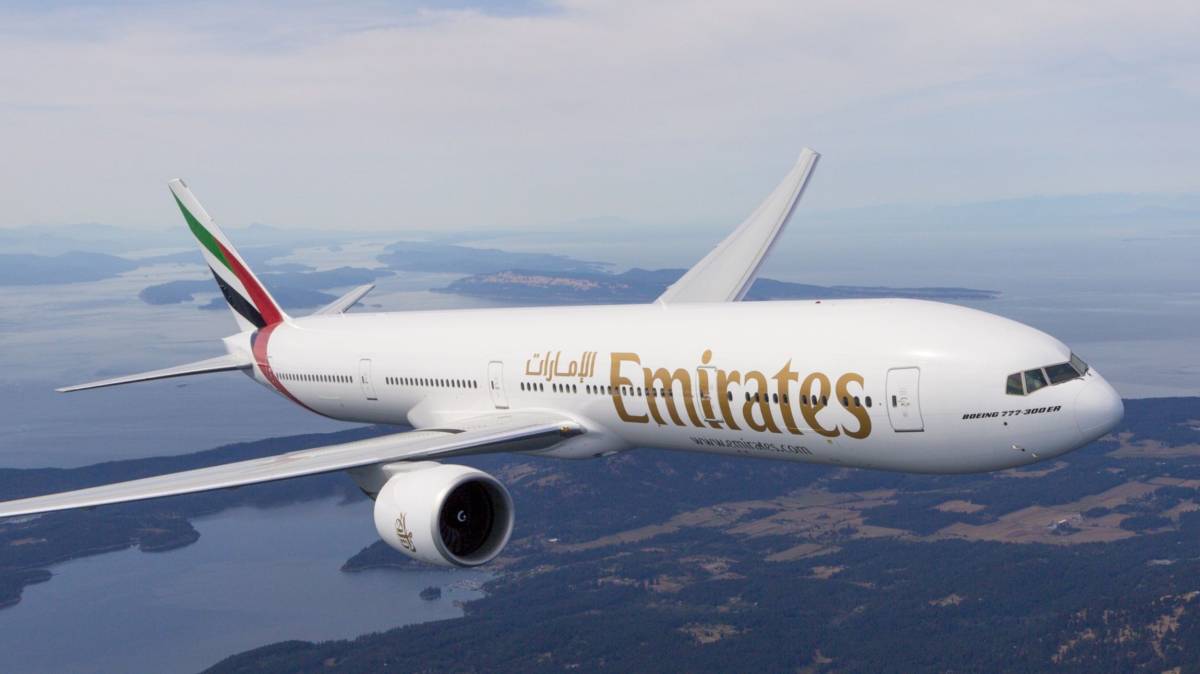 Emirates flight