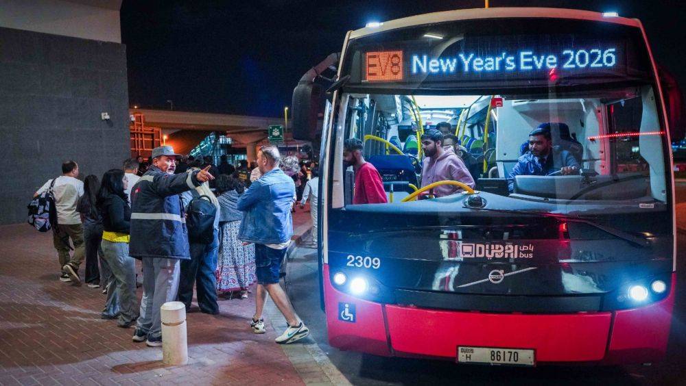 Dubai transport New Year