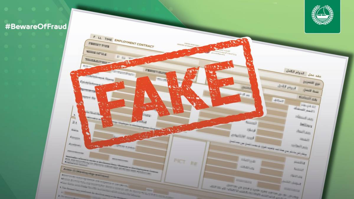 Dubai job scams