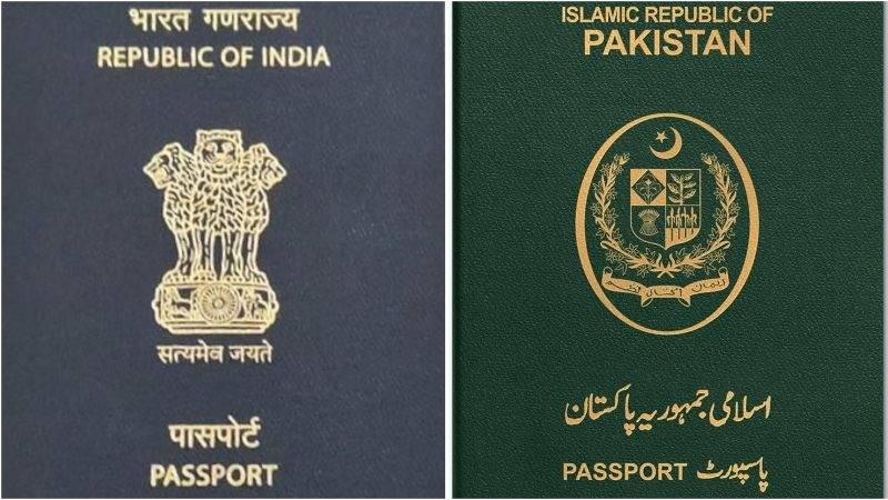 India, Pakistan passport