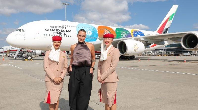 Emirates ambassador Aryna Sabalenka