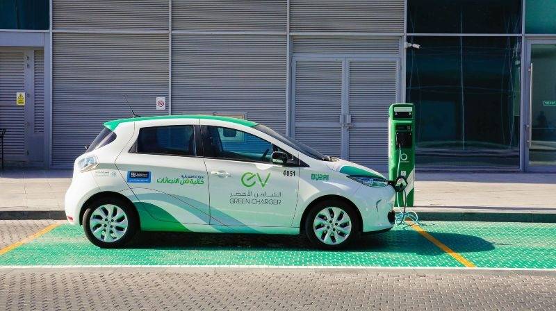 Dubai EV Green Charger