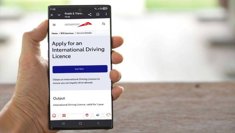Dubai driving licence