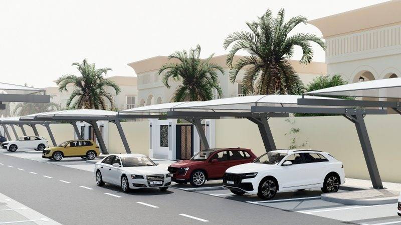 Dubai parking shade permit
