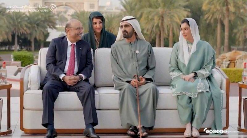 Pakistan President Zardari Dubai