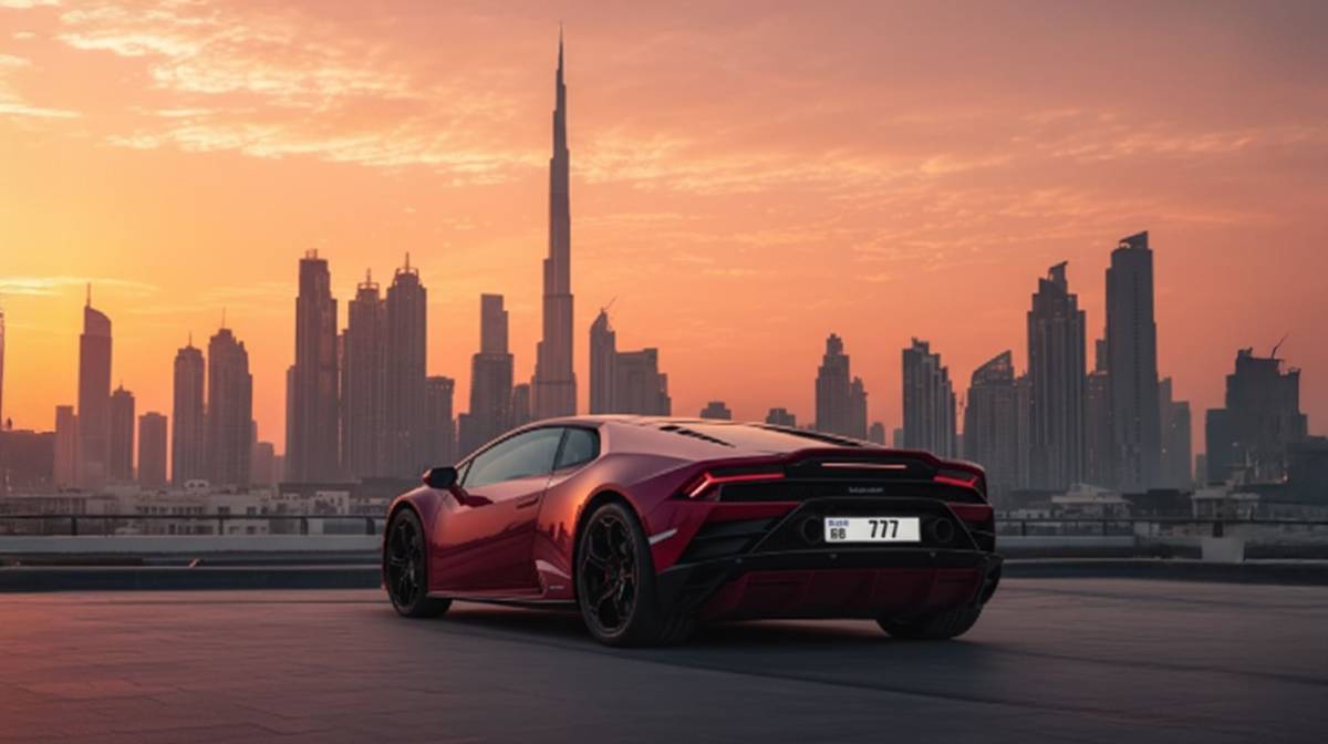 Dubai number plates auction