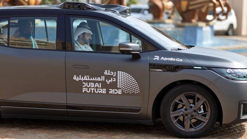 Dubai driverless taxi