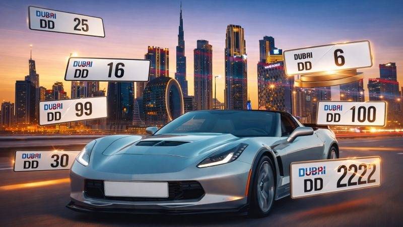 Dubai number plate auction