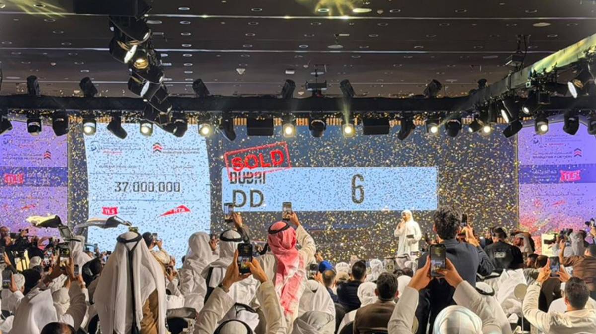 Dubai’s Most Noble Number charity auction