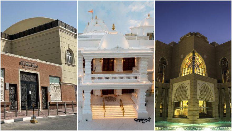 Dubai church Hindu temple Sikh gurdawara