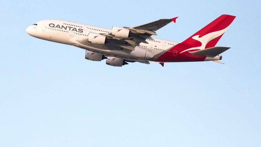 Qantas flight