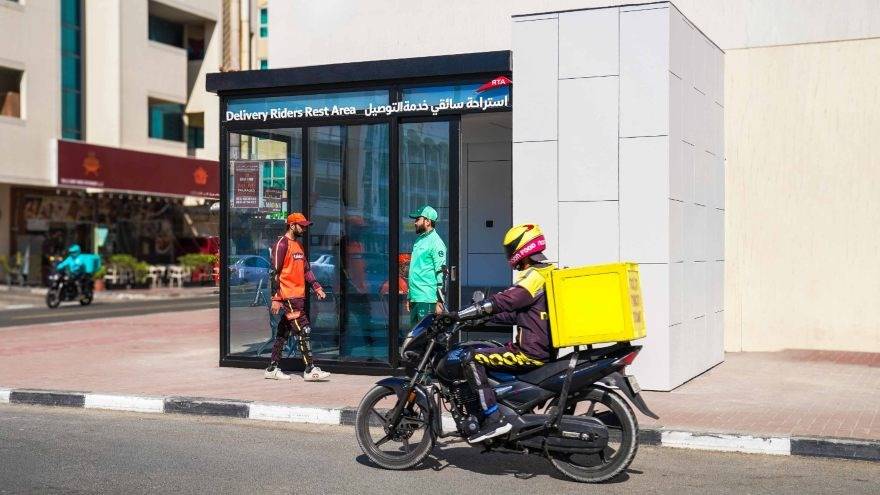 Dubai bike delivery