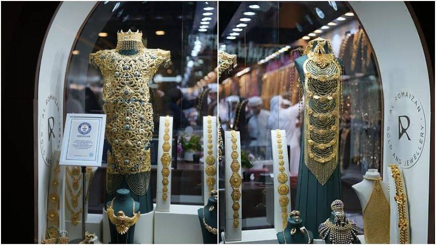 Gold dress