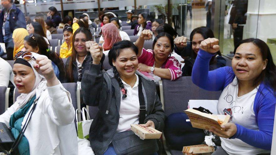 Filipino workers in Saudi Arabia