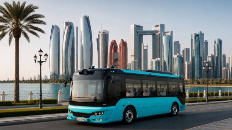 Abu Dhabi driverless bus